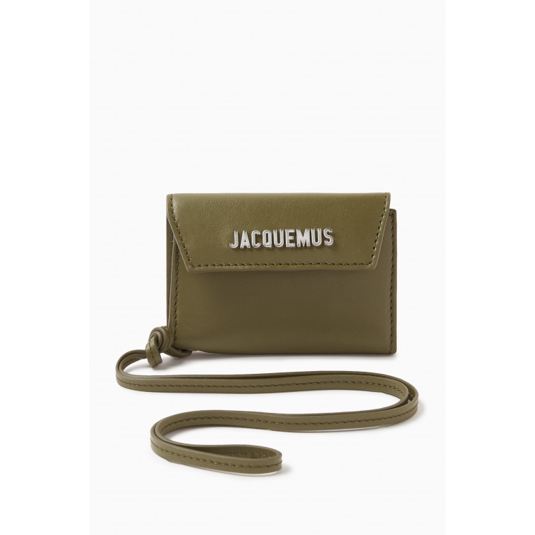 Jacquemus - Le Porte Logo Strap Wallet in Leather