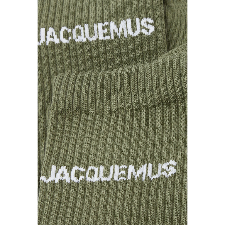 Jacquemus - Jacquemus - Les Chaussettes Jacquemus in Organic Cotton-blend Brown