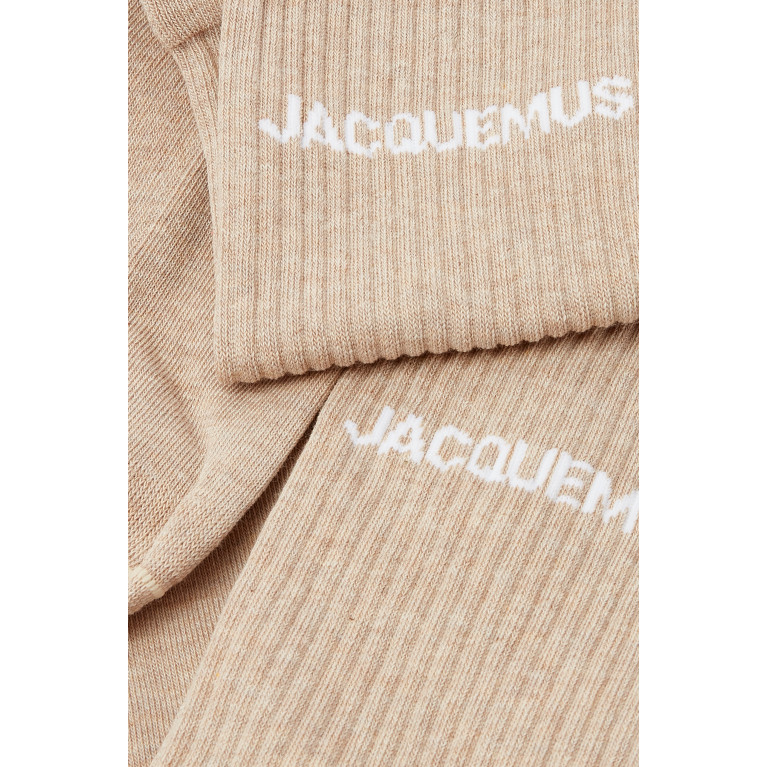 Jacquemus - Jacquemus - Les Chaussettes Jacquemus in Organic Cotton-blend Neutral