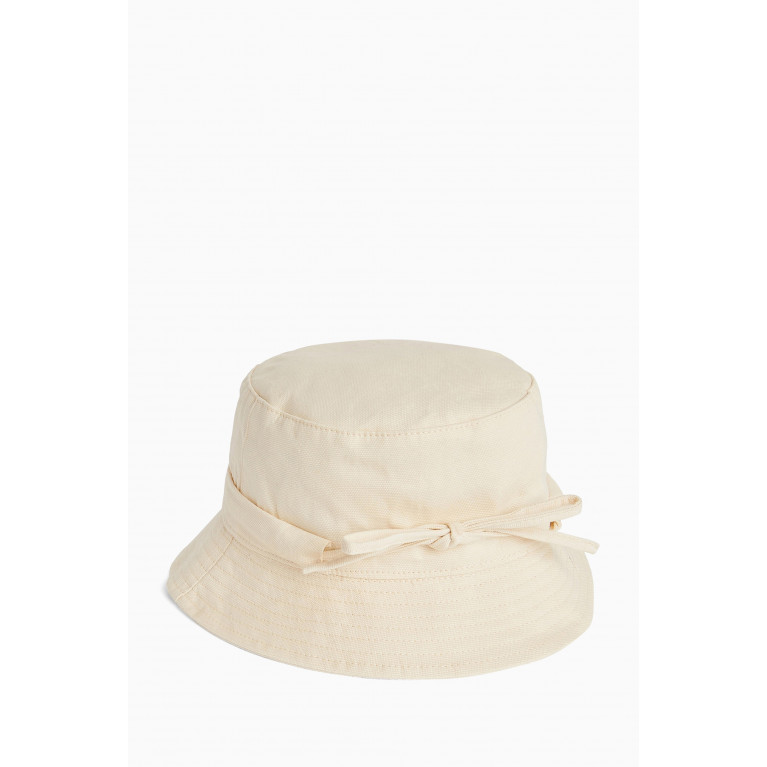 Jacquemus - Le Bob Gadjo Bucket Hat in Cotton-canvas Neutral