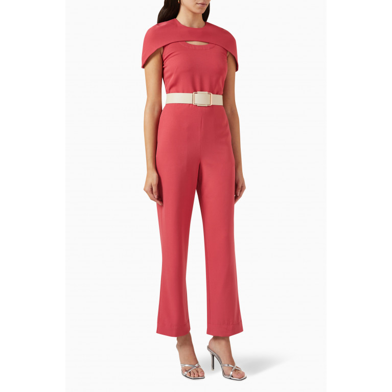 Notebook - Fiona Jumpsuit in Banana Crepe Pink