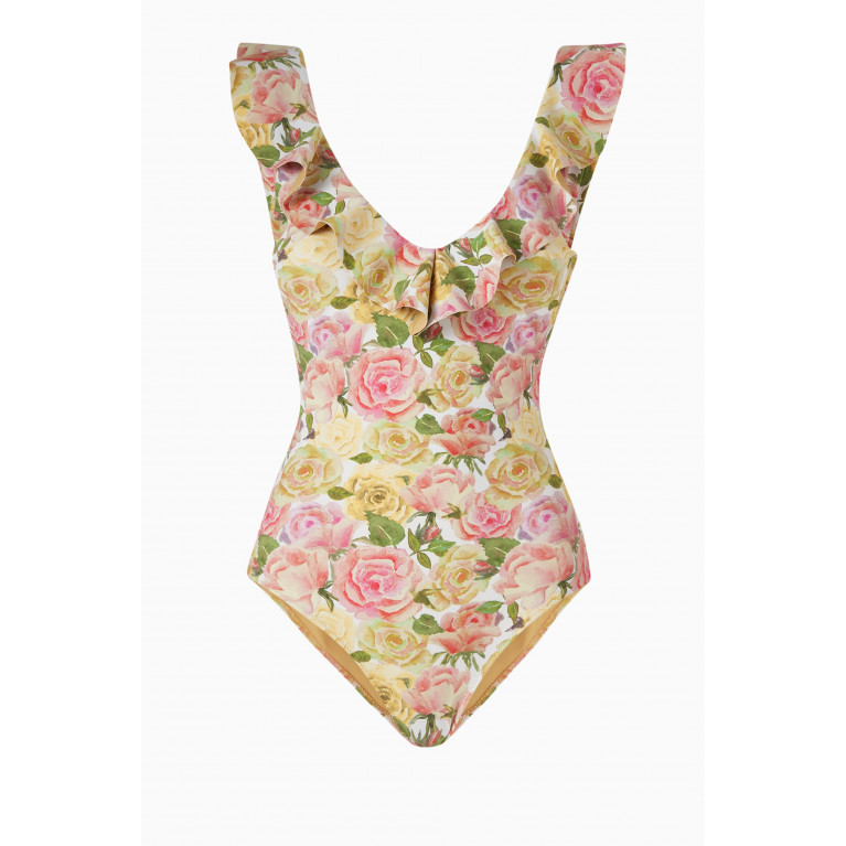 Chiara Boni La Petite Robe - Tarina Printed One-piece Swimsuit Multicolour
