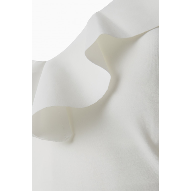 Chiara Boni La Petite Robe - Tarina Printed One-piece Swimsuit White