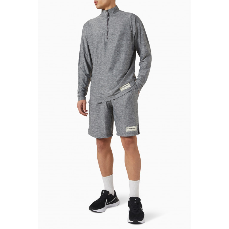 The Giving Movement - Long Length Single Layer Shorts in MVMT100© Grey