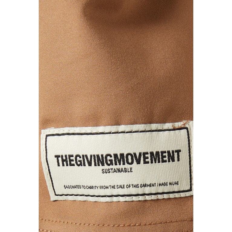 The Giving Movement - Single-layer Shorts in Recycled Nylon Neutral