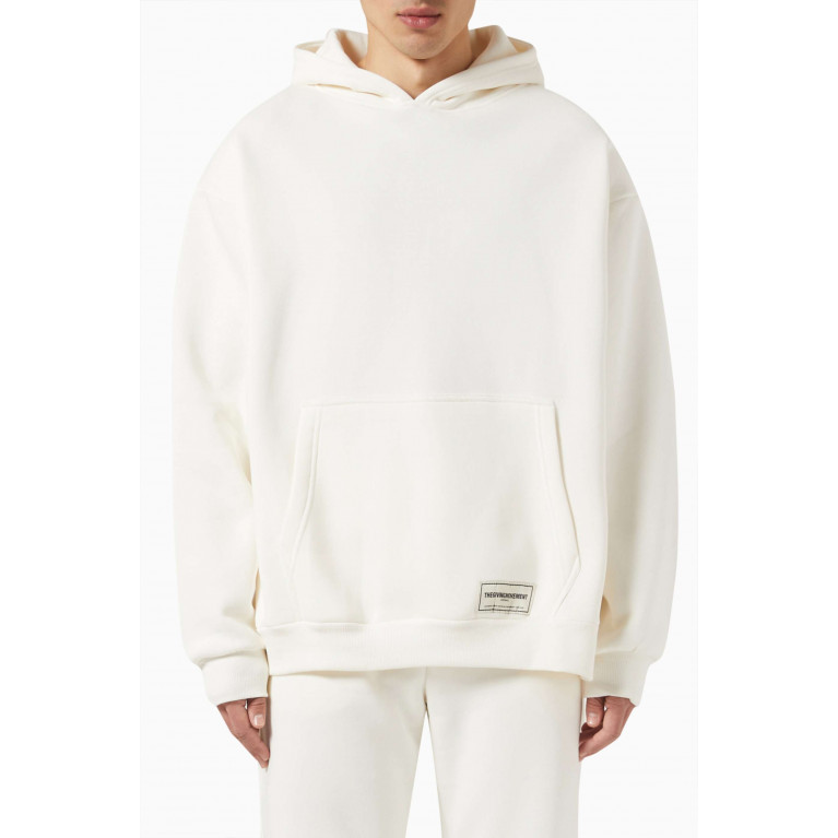 The Giving Movement - Oversized Hoodie in Organic Fleece Neutral