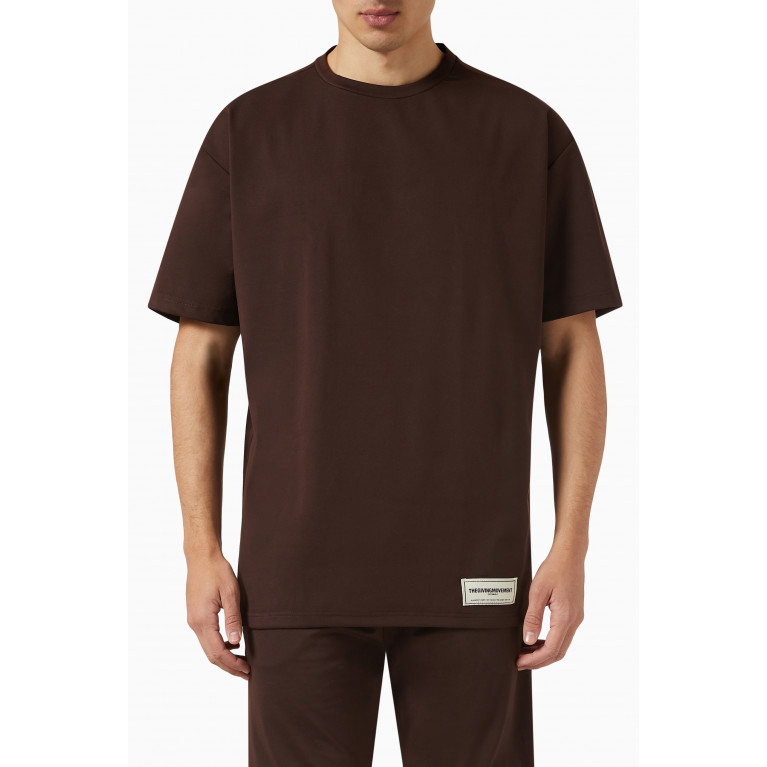 The Giving Movement - Oversized T Shirt in Light Softskin100© Brown
