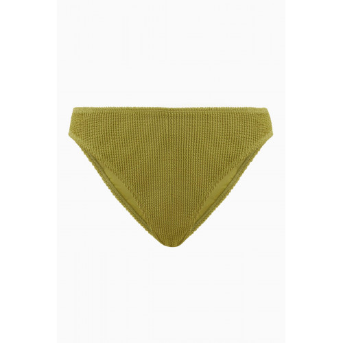 Good American - Always Better Bikini Bottom in Stretch Nylon Green