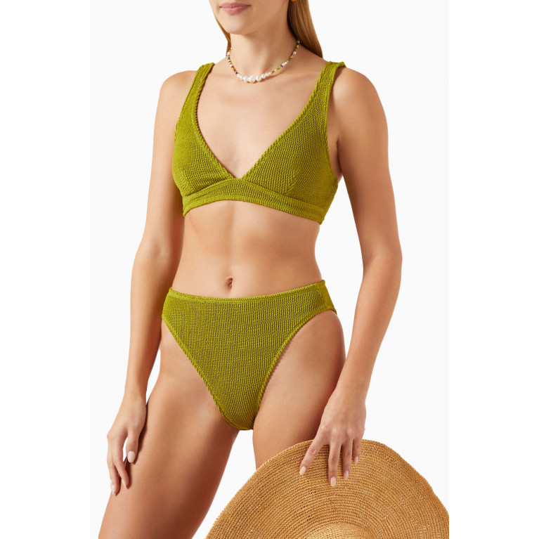 Good American - Always Fits Support Bikini Top Green