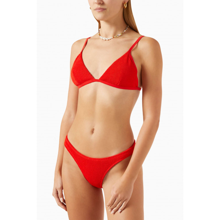Good American - Always Fits Perfect Fit Bikini Top Red