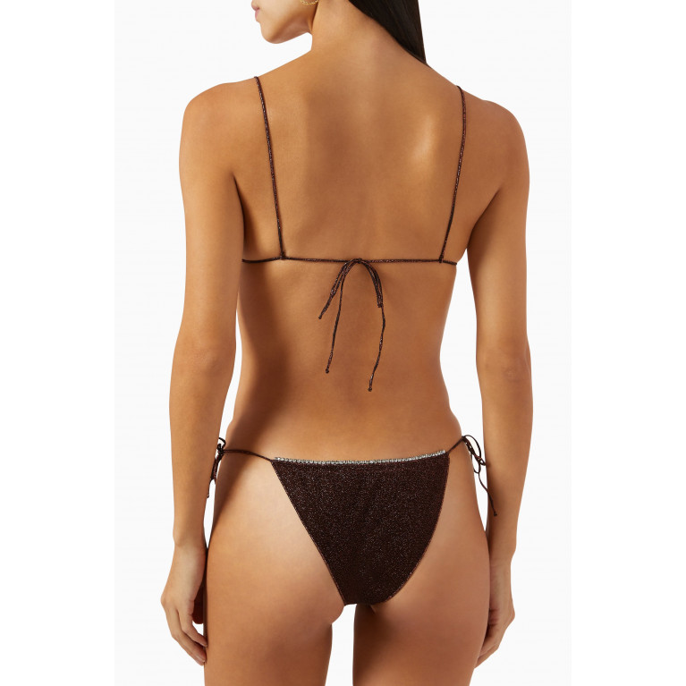 Oséree - Lumiere Gem Bikini in Shimmering Lurex