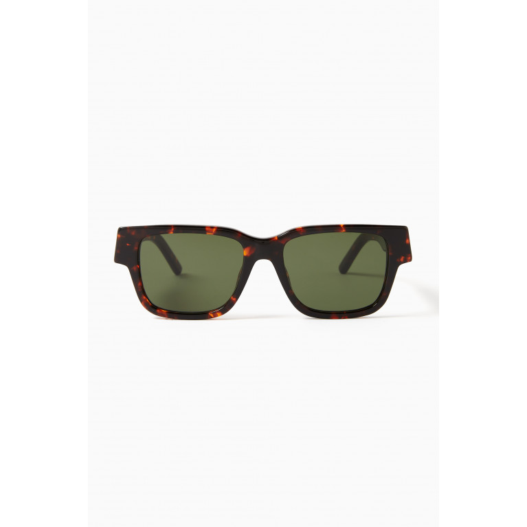 Palm Angels - Newport Sunglasses in Acetate Brown