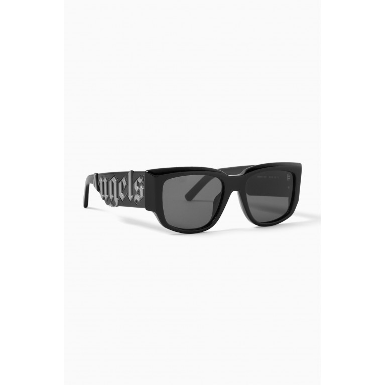 Palm Angels - Laguna Sunglasses in Acetate Black