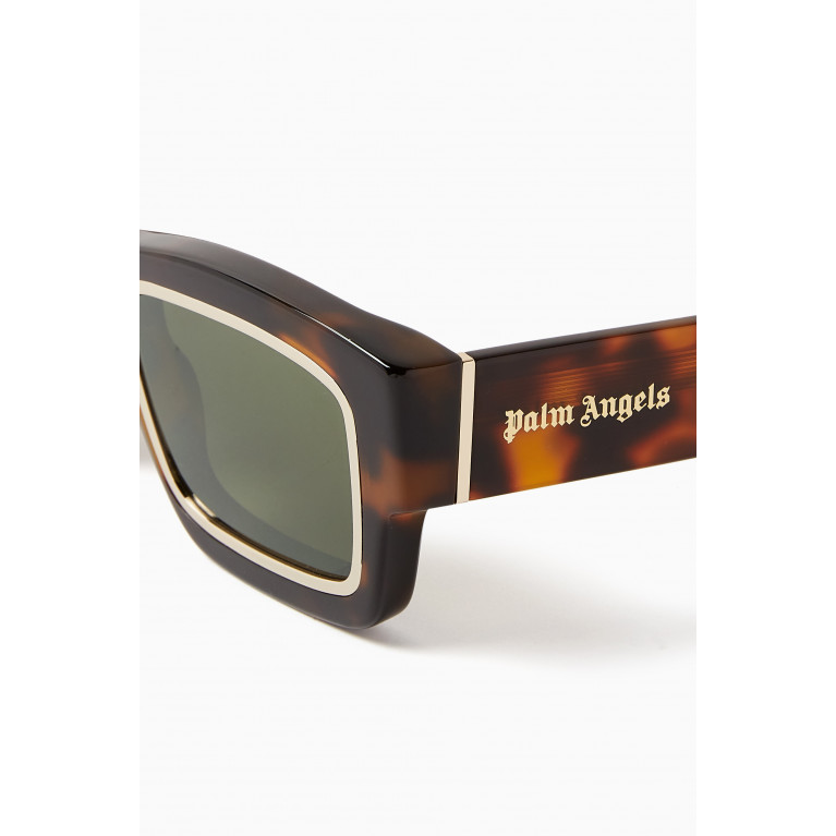 Palm Angels - Raymond Sunglasses in Acetate Brown