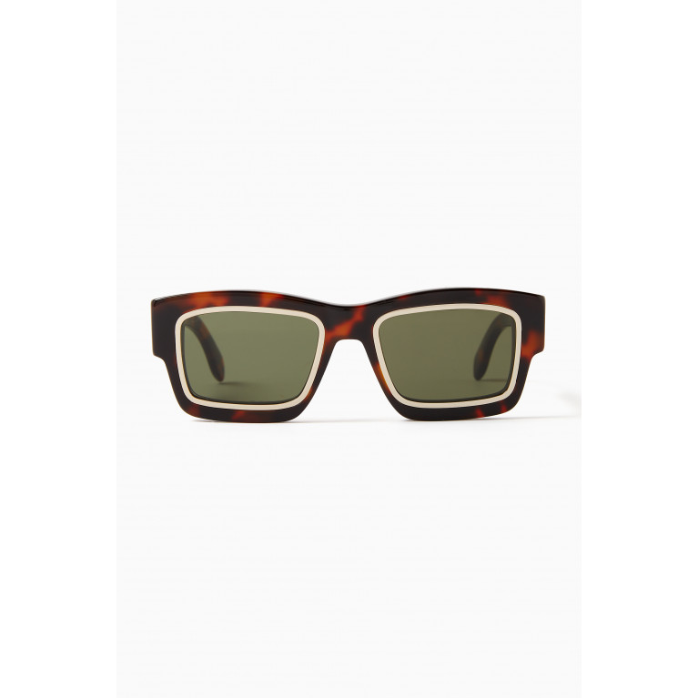 Palm Angels - Raymond Sunglasses in Acetate Brown