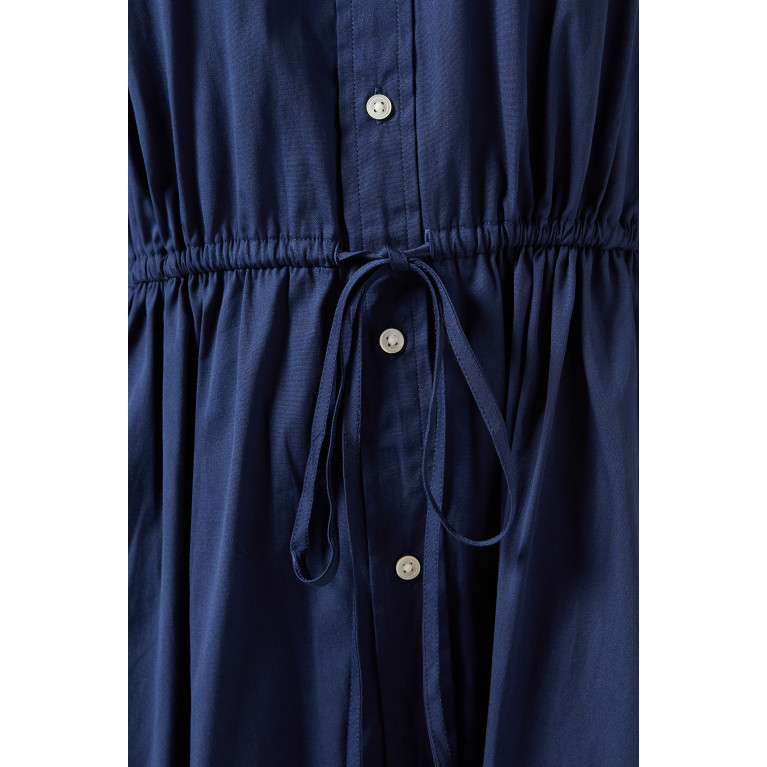 Polo Ralph Lauren - Elie Drawstring Midi Dress in Cotton