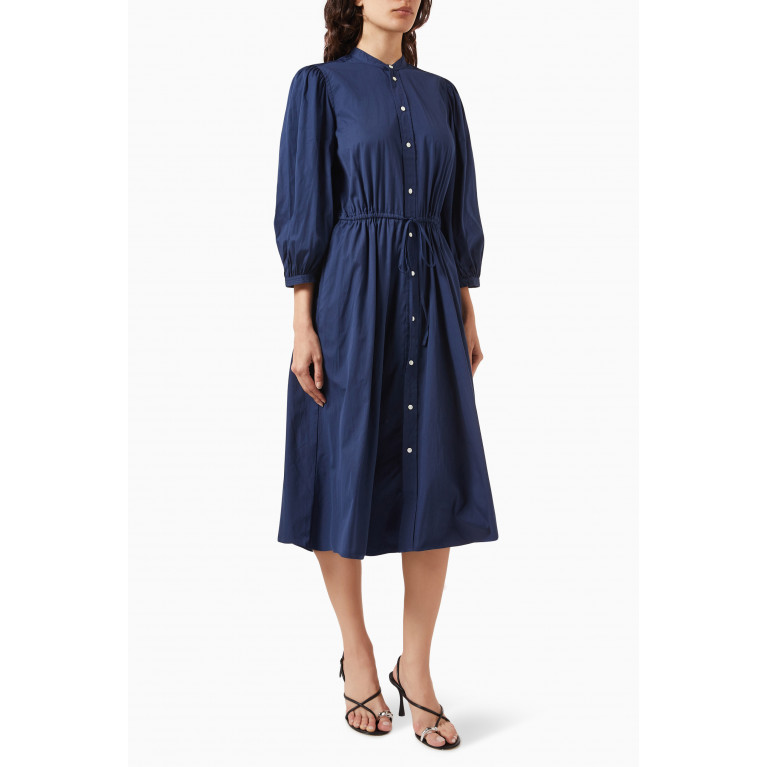 Polo Ralph Lauren - Elie Drawstring Midi Dress in Cotton