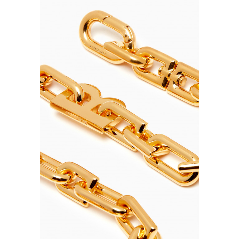 Balenciaga - B Chain Necklace in Brass