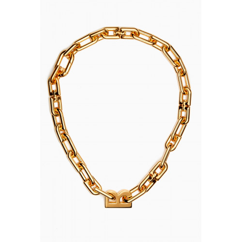 Balenciaga - B Chain Necklace in Brass