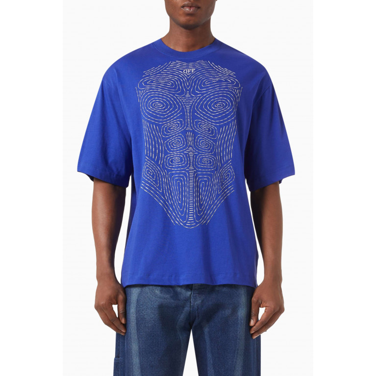 Off-White - Body Stitch Skate T-shirt in Cotton Jersey