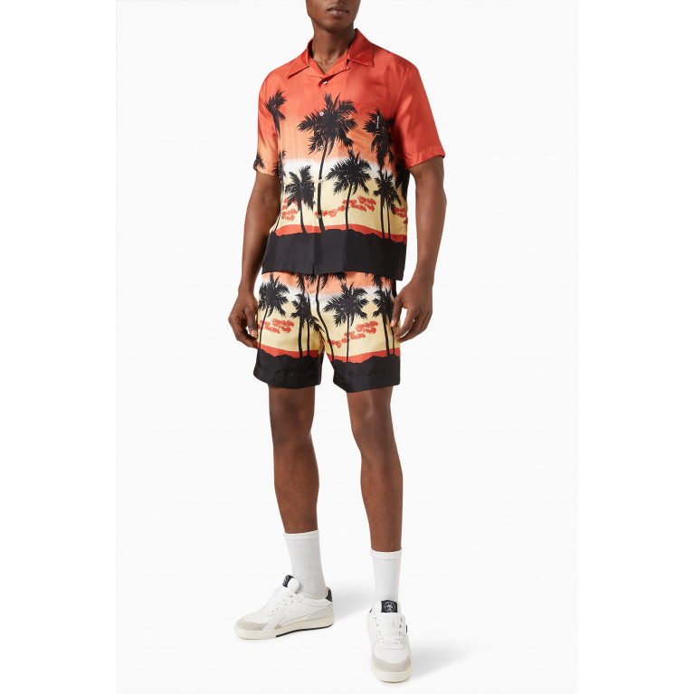 Palm Angels - Degrade Bowling Shirt in Cotton