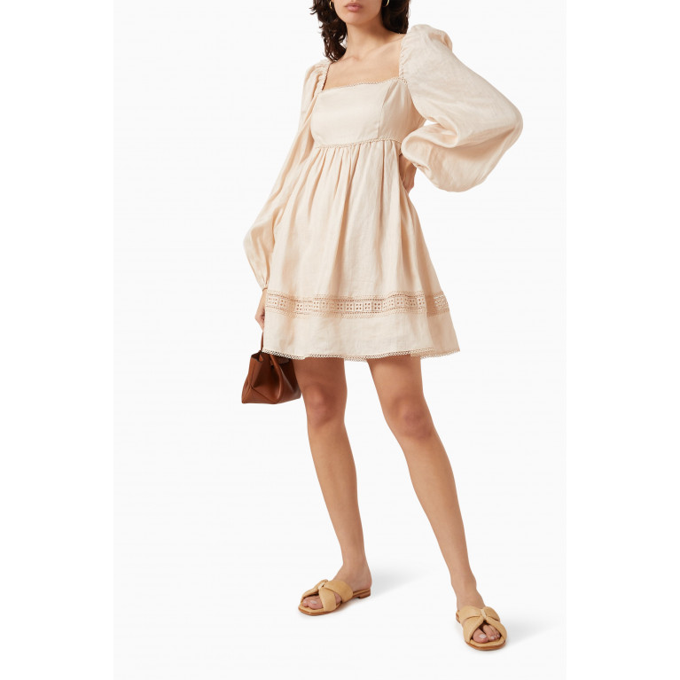 Keepsake The Label - Carrie Mini Dress in Linen