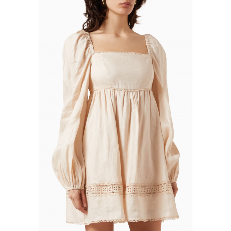 Keepsake The Label - Carrie Mini Dress in Linen