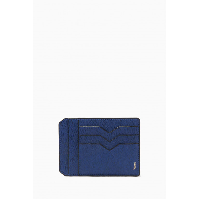Valextra - Card Case & Document Holder in Millepunte Leather