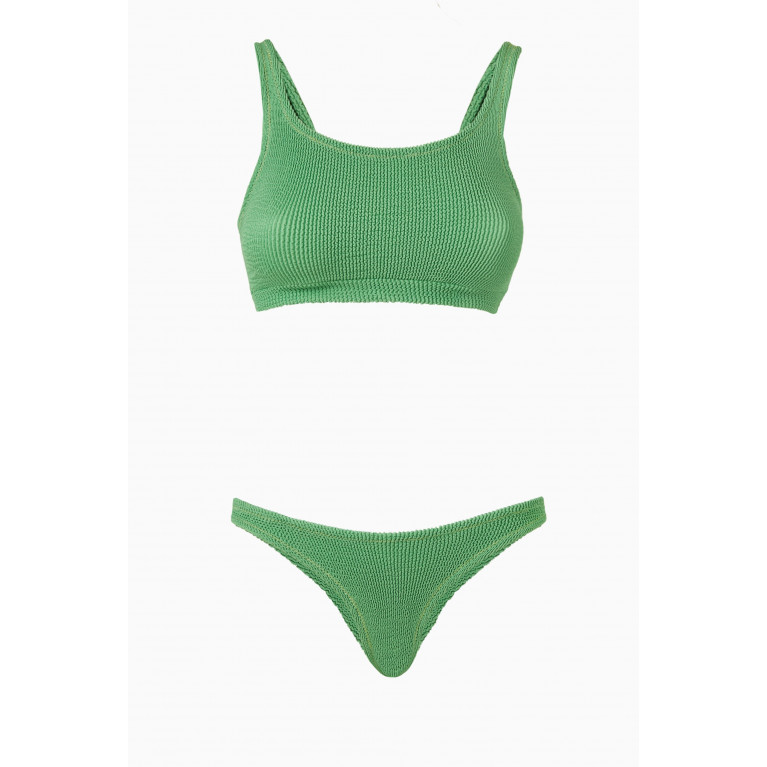 Reina Olga - Ginny Scrunch Bikini Set Green