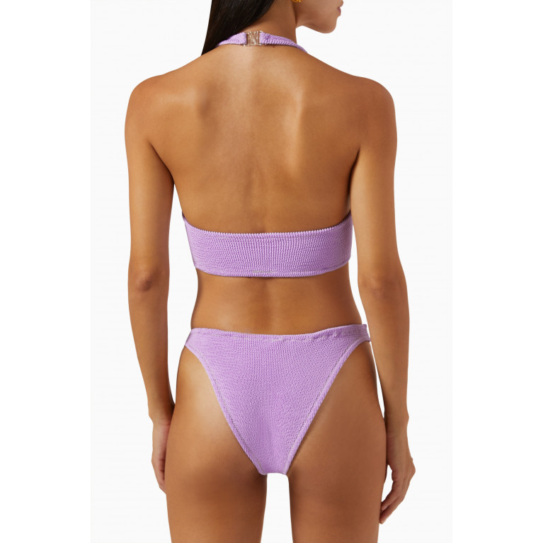 Reina Olga - Longboarder Scrunch Bikini Set Purple
