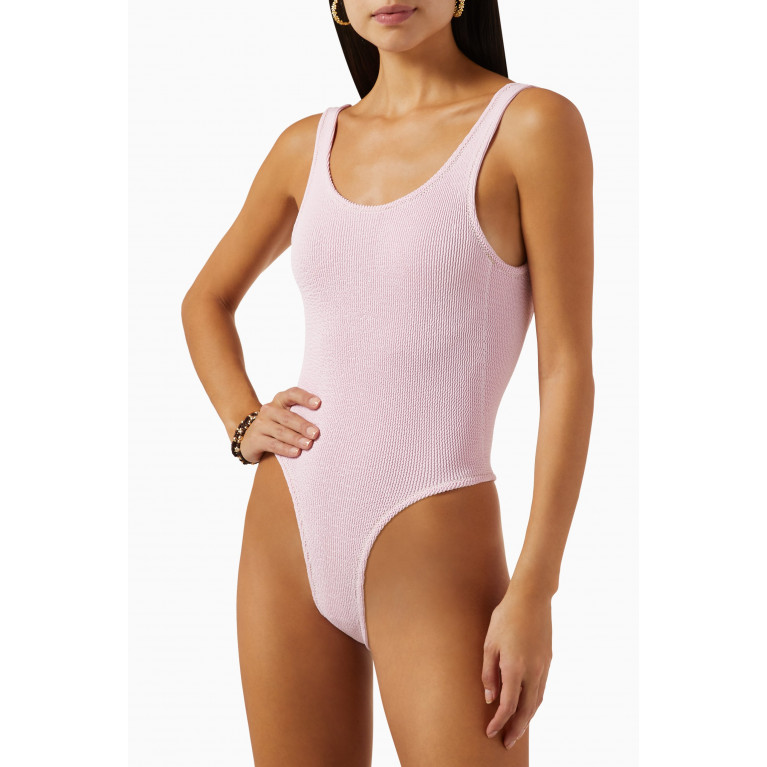 Reina Olga - Papaia Scrunch One-piece Swimsuit Pink