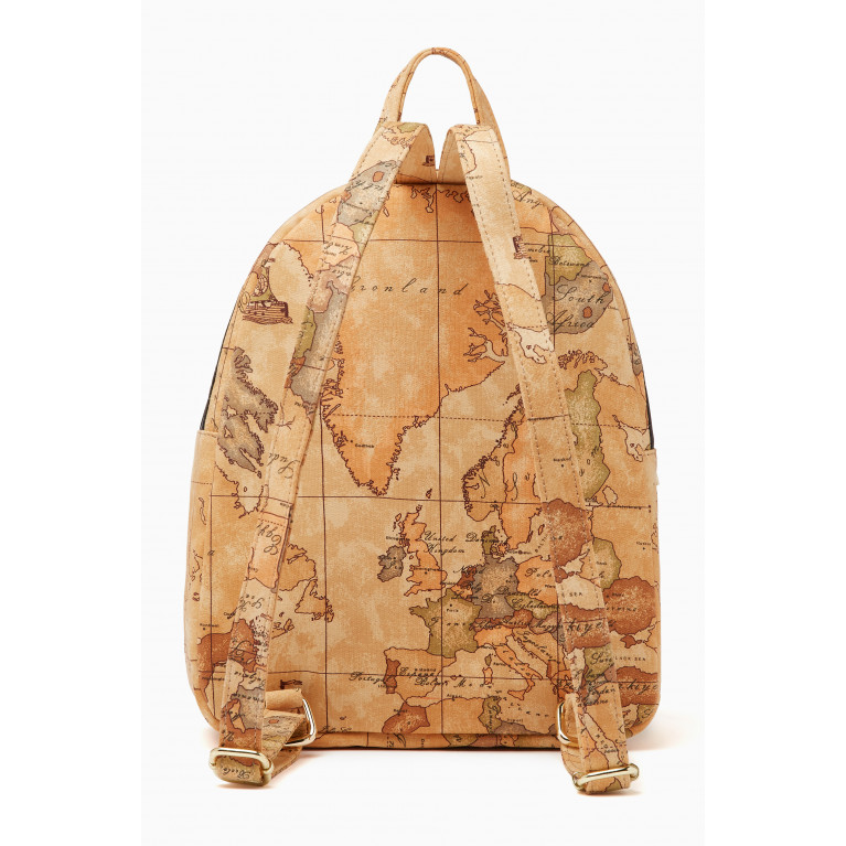 Alviero Martini - Geo Map Backpack in Leather