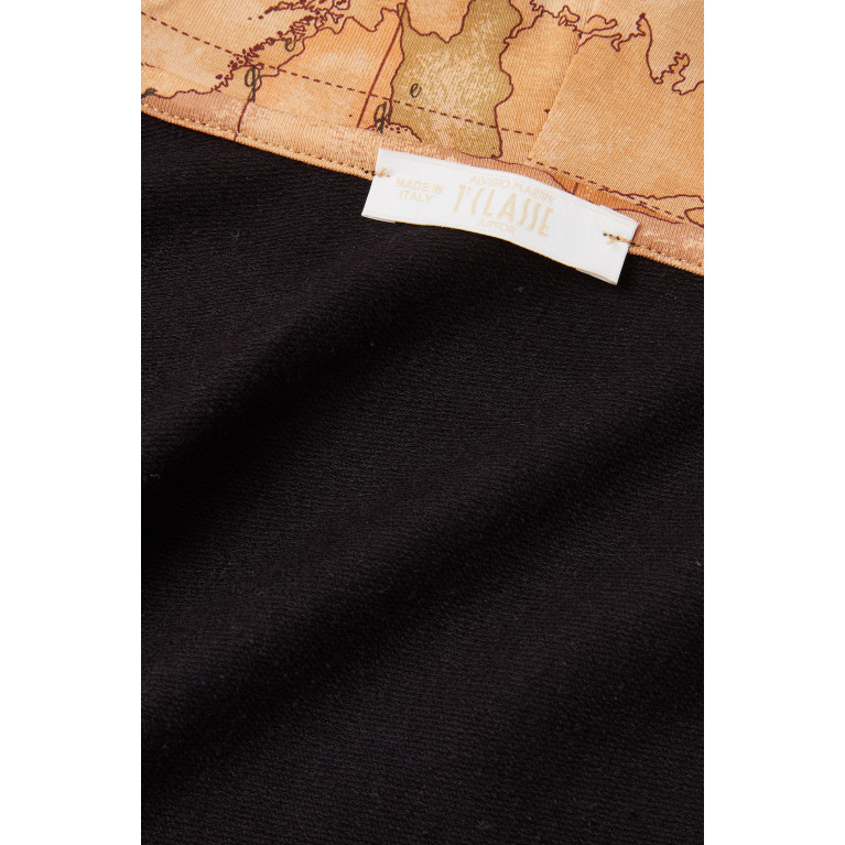 Alviero Martini - World Map Print Hoodie and Sweatpants, Set of Two