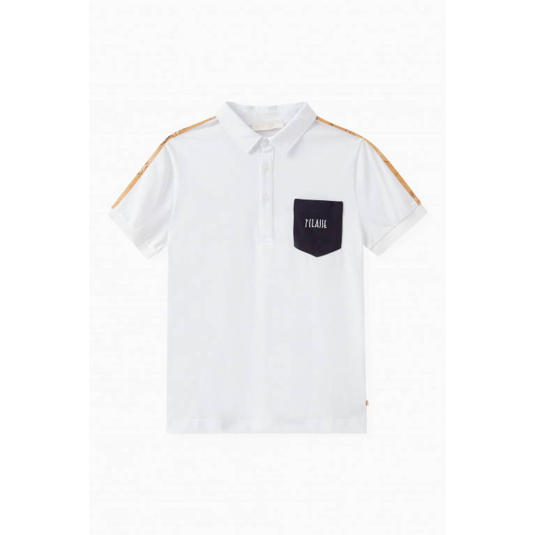 Alviero Martini - Map Logo Polo Shirt in Cotton