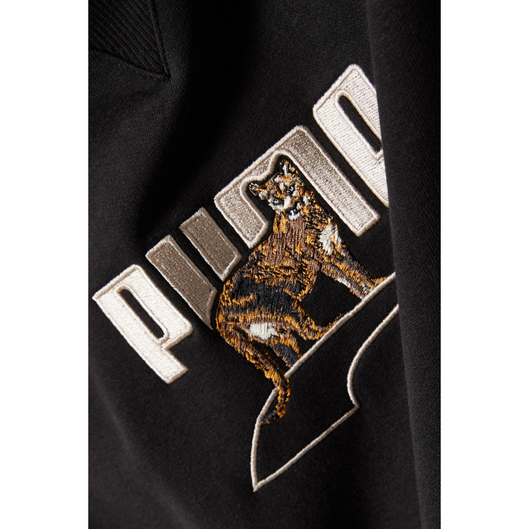 PUMA Select - Downtown Graphic Logo Hoodie in French Cotton Terry