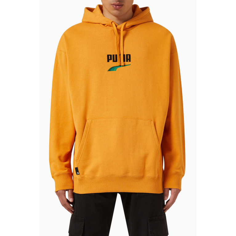 PUMA Select - Downtown Logo Hoodie in French Cotton Terry