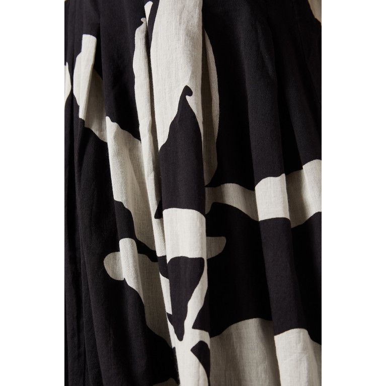 Khara Kapas - Longing Days Maxi Dress in Cotton Black