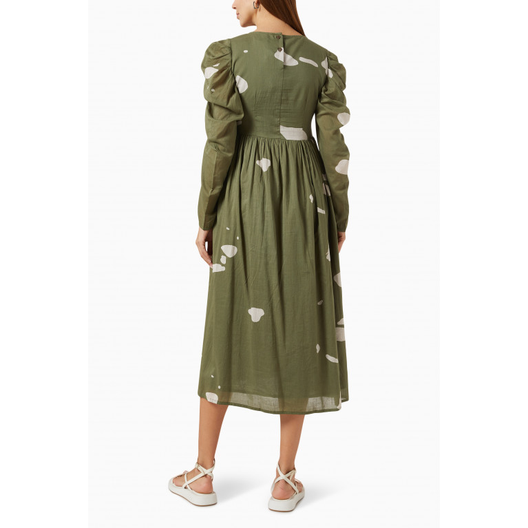 Khara Kapas - The Sense Midi Dress in Cotton