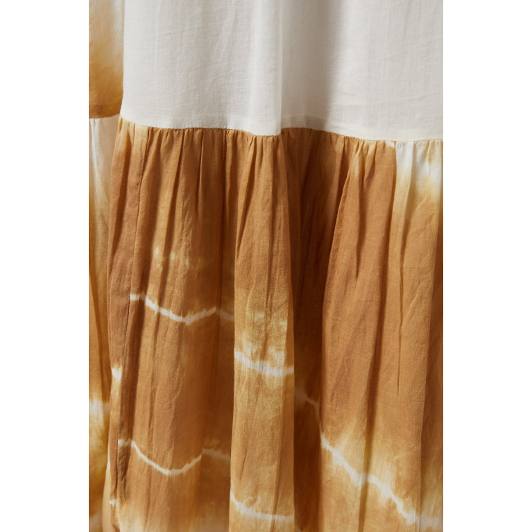 Khara Kapas - Sandy Strings Midi Dress in Cotton