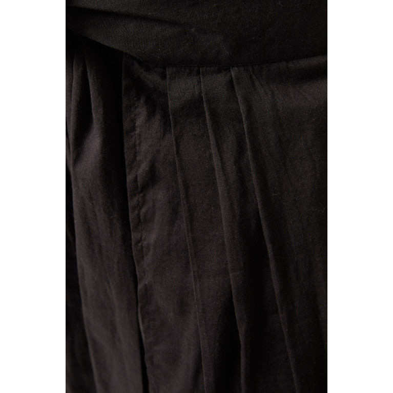 Khara Kapas - Lost in Chase Pants in Cotton Black