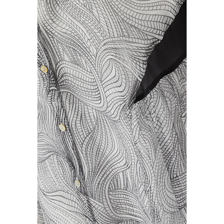 NIILI - Sand Flower Shirt Maxi Dress