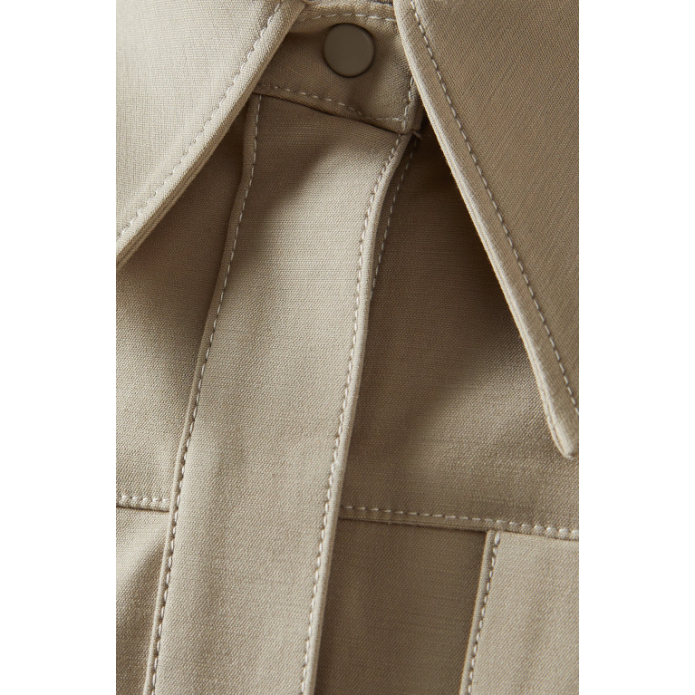 LVIR - Corset Shirt Jacket in Cotton-blend