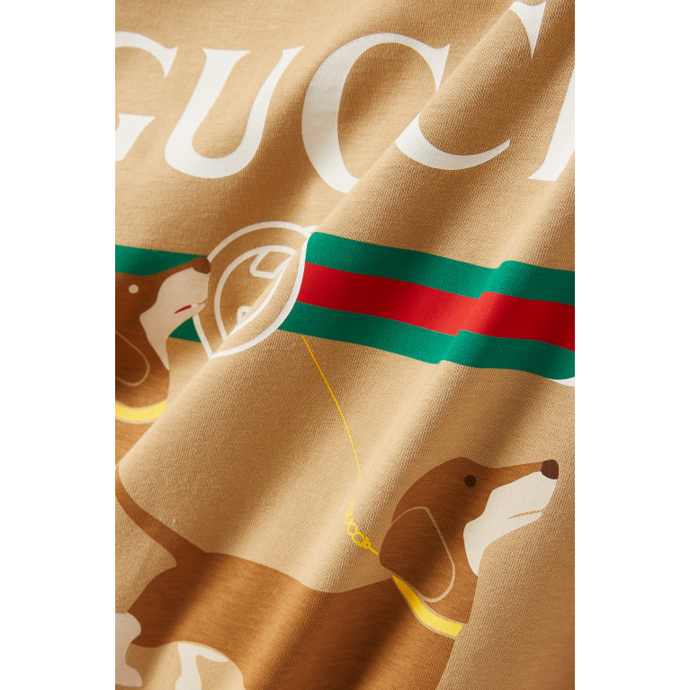 Gucci - Printed T-shirt in Cotton Jersey