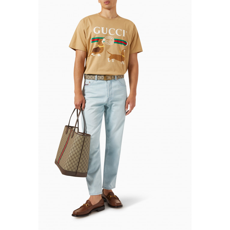 Gucci - Printed T-shirt in Cotton Jersey
