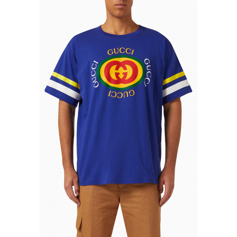 Gucci - Logo T-shirt in Cotton Jersey