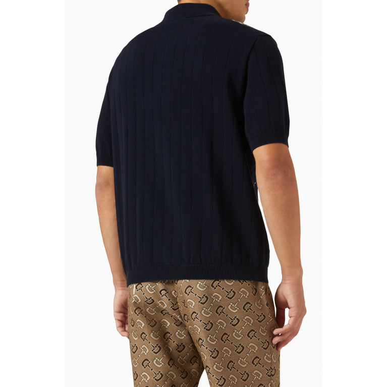 Gucci - GG Polo Shirt in Cotton Knit