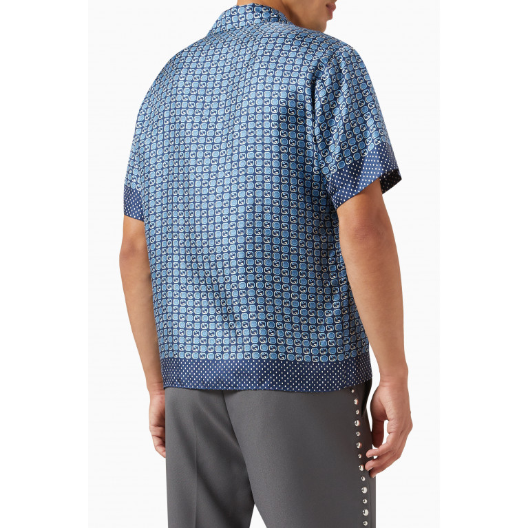 Gucci - Printed Bowling Shirt in Silk
