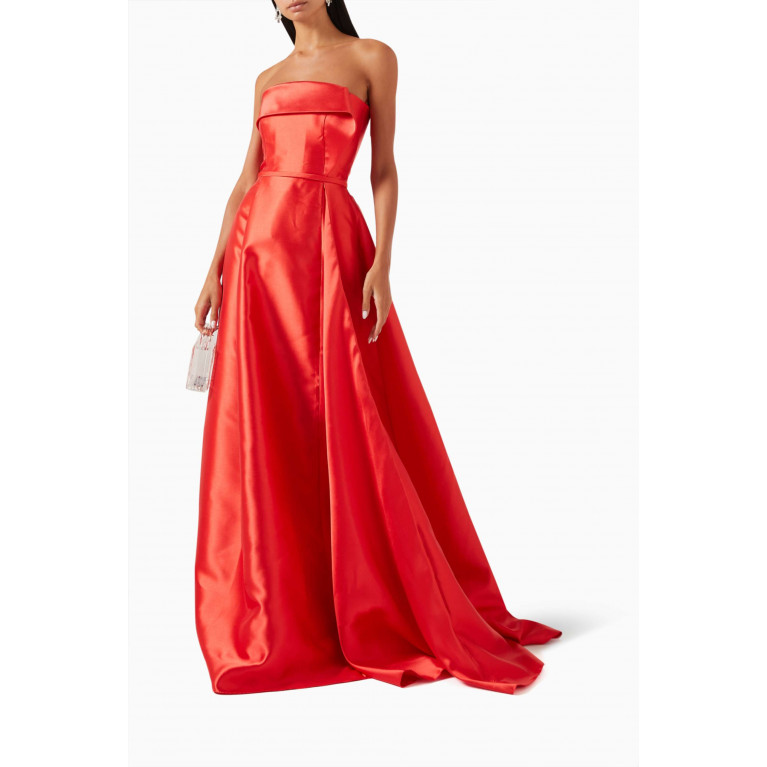 NASS - Strapless Gown in Silk
