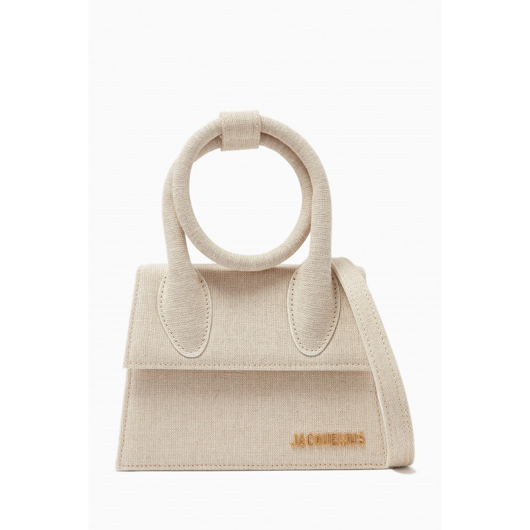 Jacquemus - Le Chiquito Noeud Bag in Linen