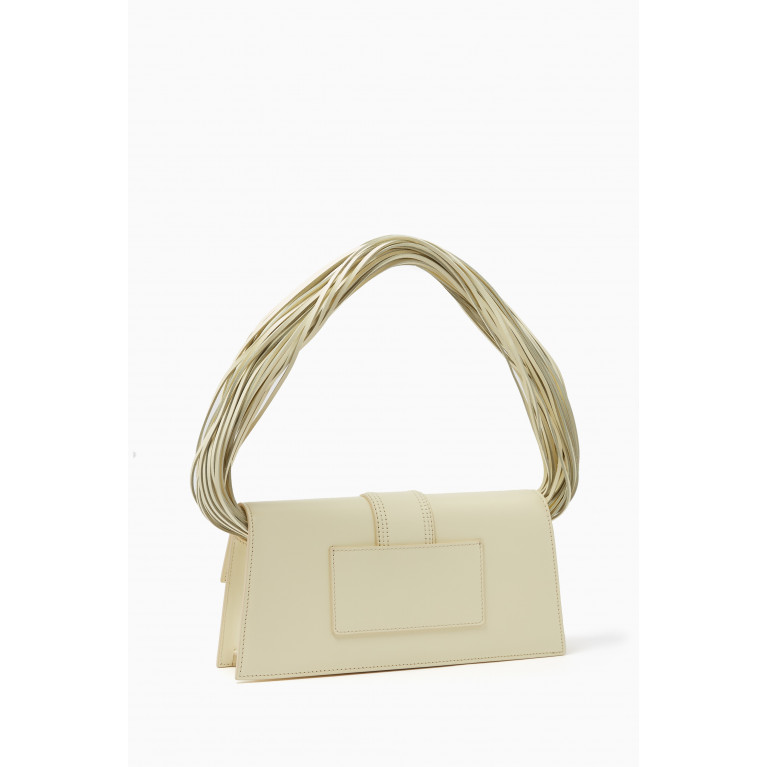 Jacquemus - Le Bambino Strand Strap Flap Bag in Leather Neutral